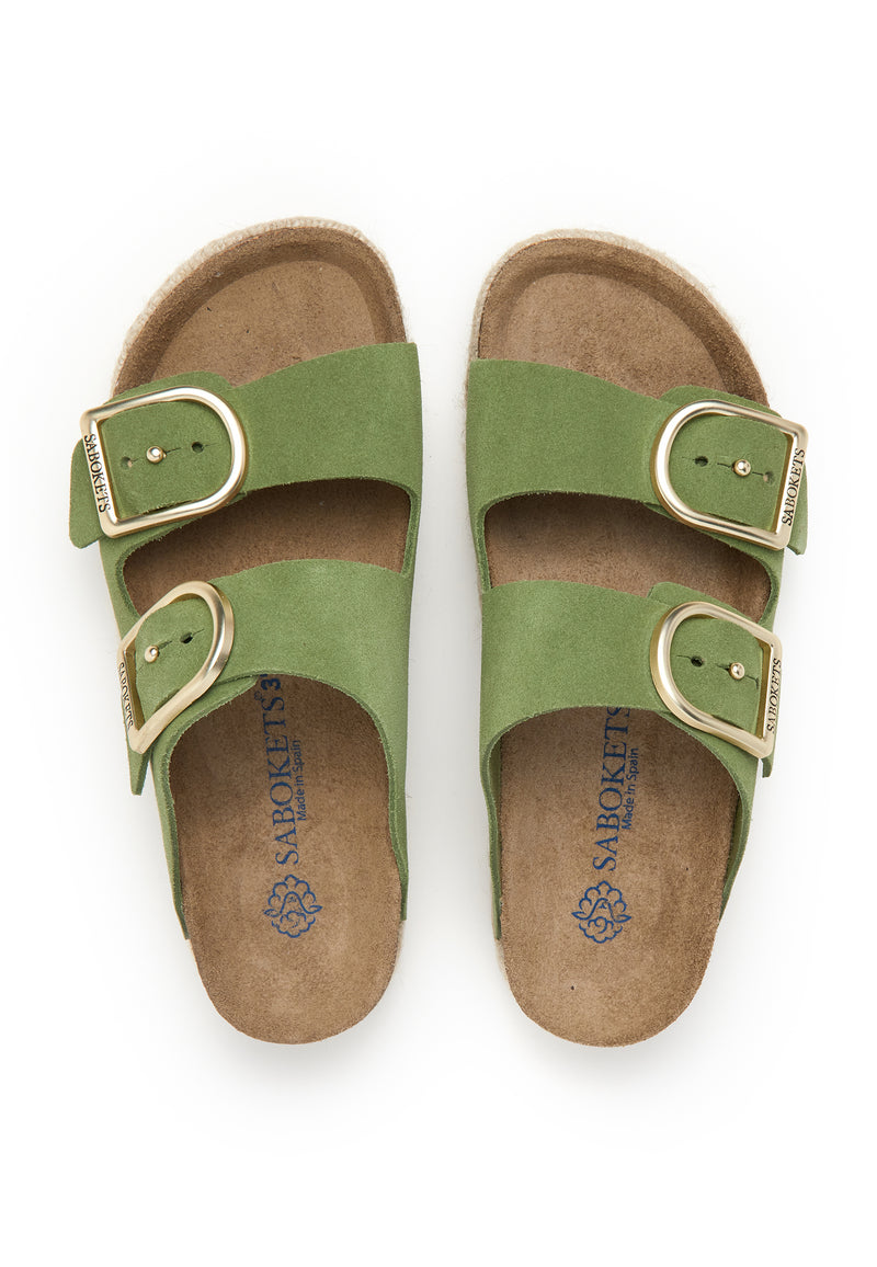 Sandalias - Verde - Mujer