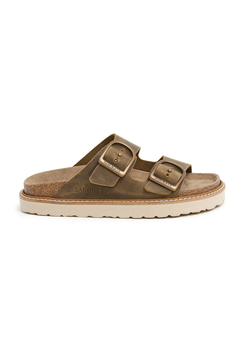 Sandalias - Caqui - Mujer