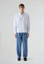 Supima Long-Sleeve Work Shirt - White
