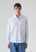 Supima Long-Sleeve Work Shirt - White