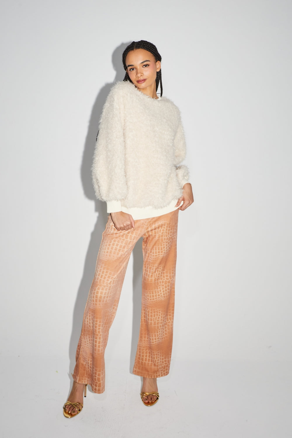 Le Maxi Pull Félix Blanc