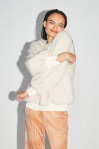 Le Maxi Pull Félix Blanc