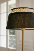 Lámpara de Pie Avero - Metal - Negro Y Oro