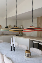 Trinidad Pendant Lamp - Seagrass - Natural and Green