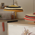 Trinidad Pendant Lamp - Seagrass - Natural and Ocher