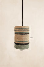 Barbade - Suspension - Jonc De Mer - Vert/Naturel