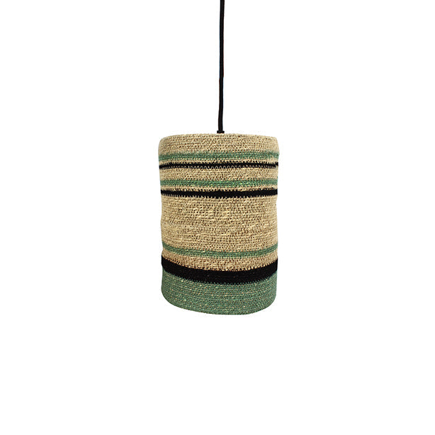 Barbade - Suspension - Jonc De Mer - Vert/Naturel