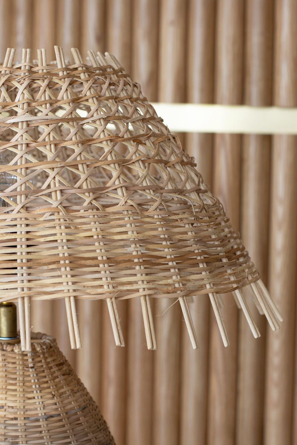Joyce - Lampe À Poser - Rotin - Naturel
