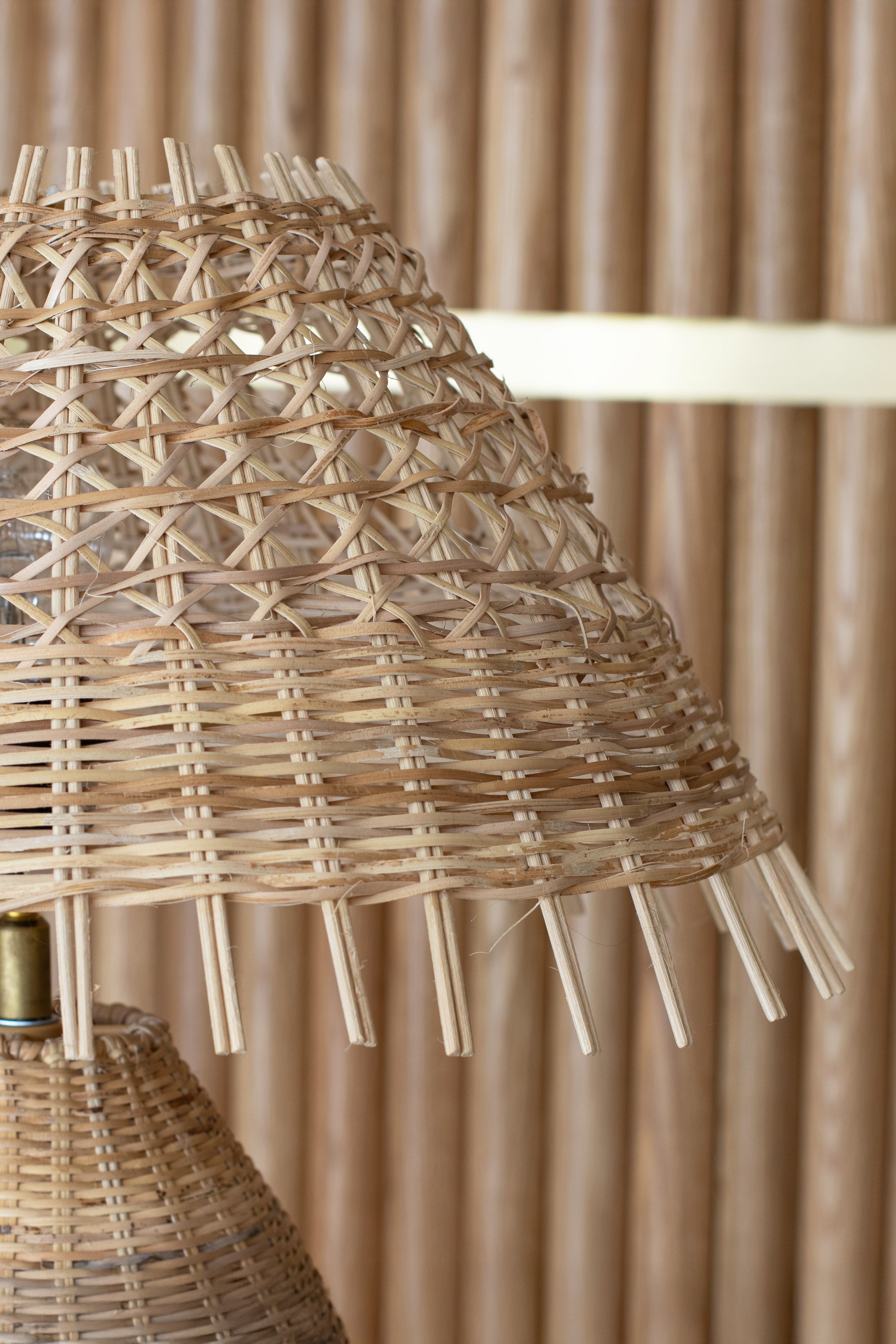 Joyce - Lampe À Poser - Rotin - Naturel