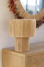 El Nido - Lampe À Poser - Raphia - Naturel