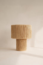 El Nido - Lampe À Poser - Raphia - Naturel