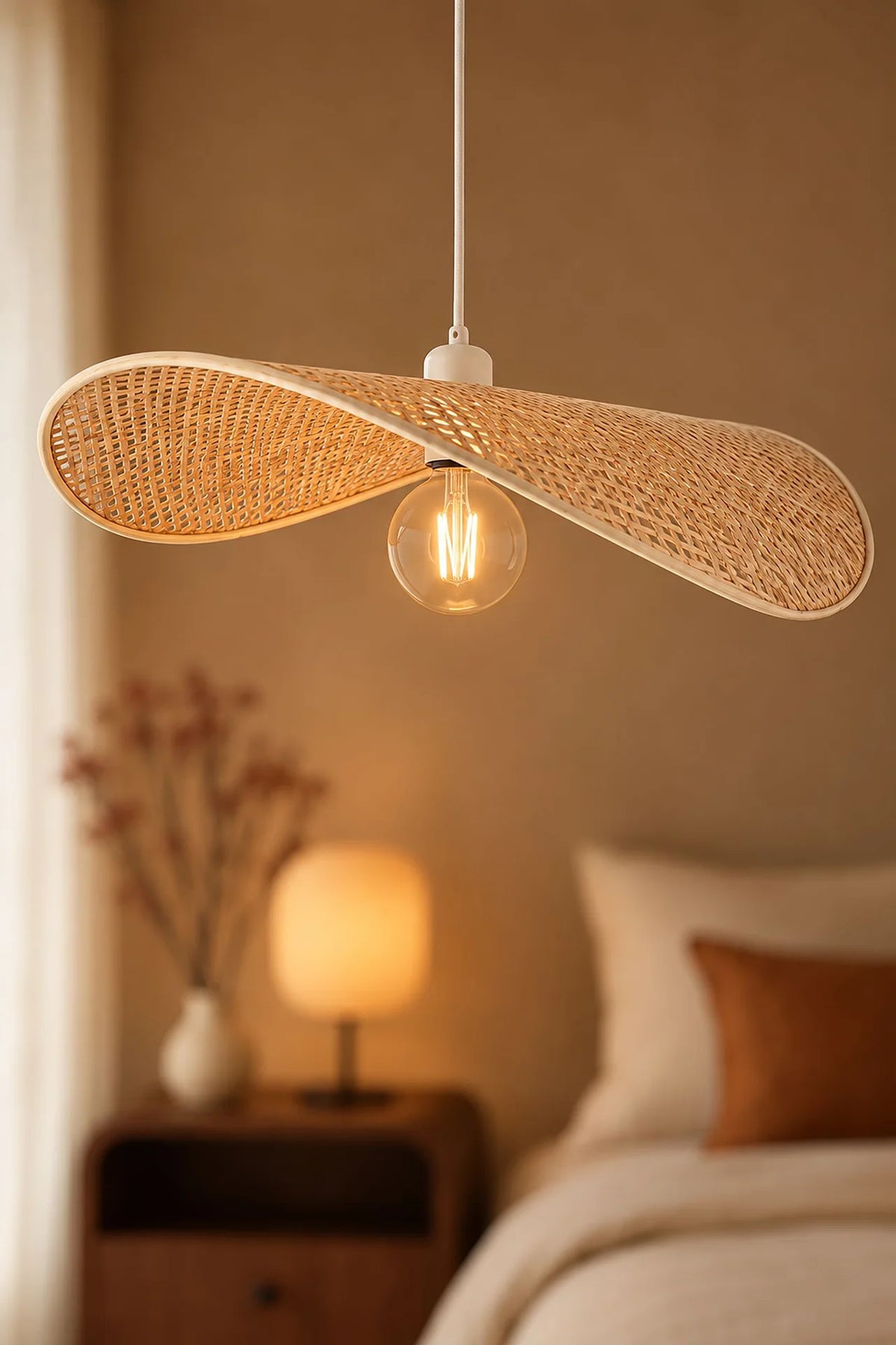 Solea - Pendant Light - Natural Bamboo - Ø60cm