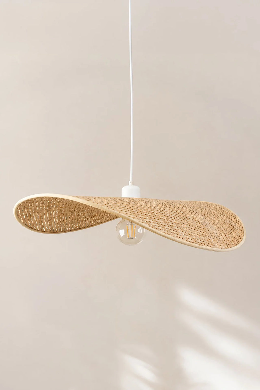 Solea - Pendellampe - Naturlig bambus - Ø80 cm