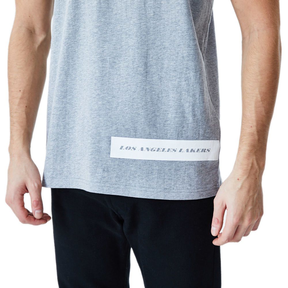 Tee-Shirt New Era Los Angeles Lakers Block Wordmark