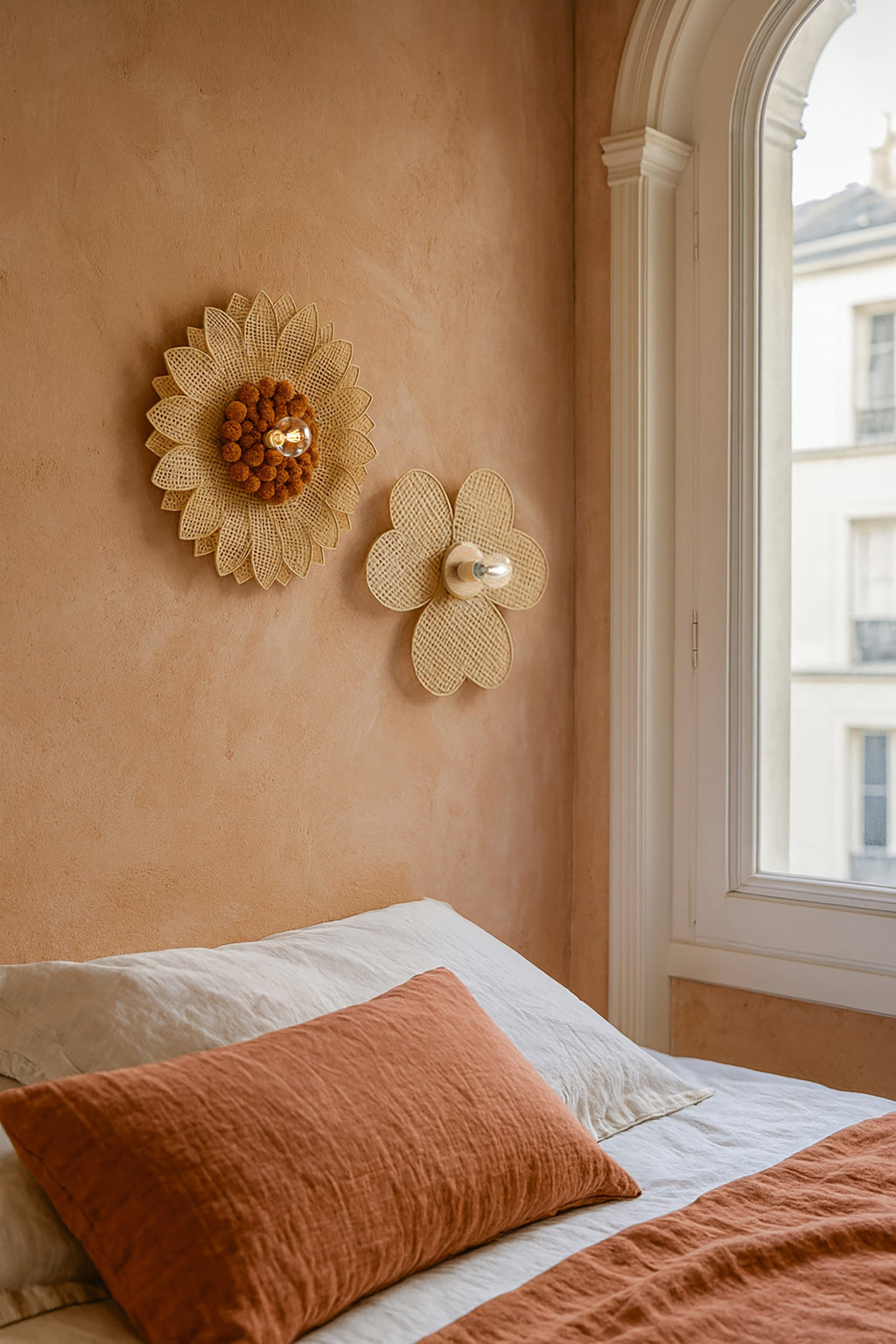 Daisy - Applique - Bambou - Naturel