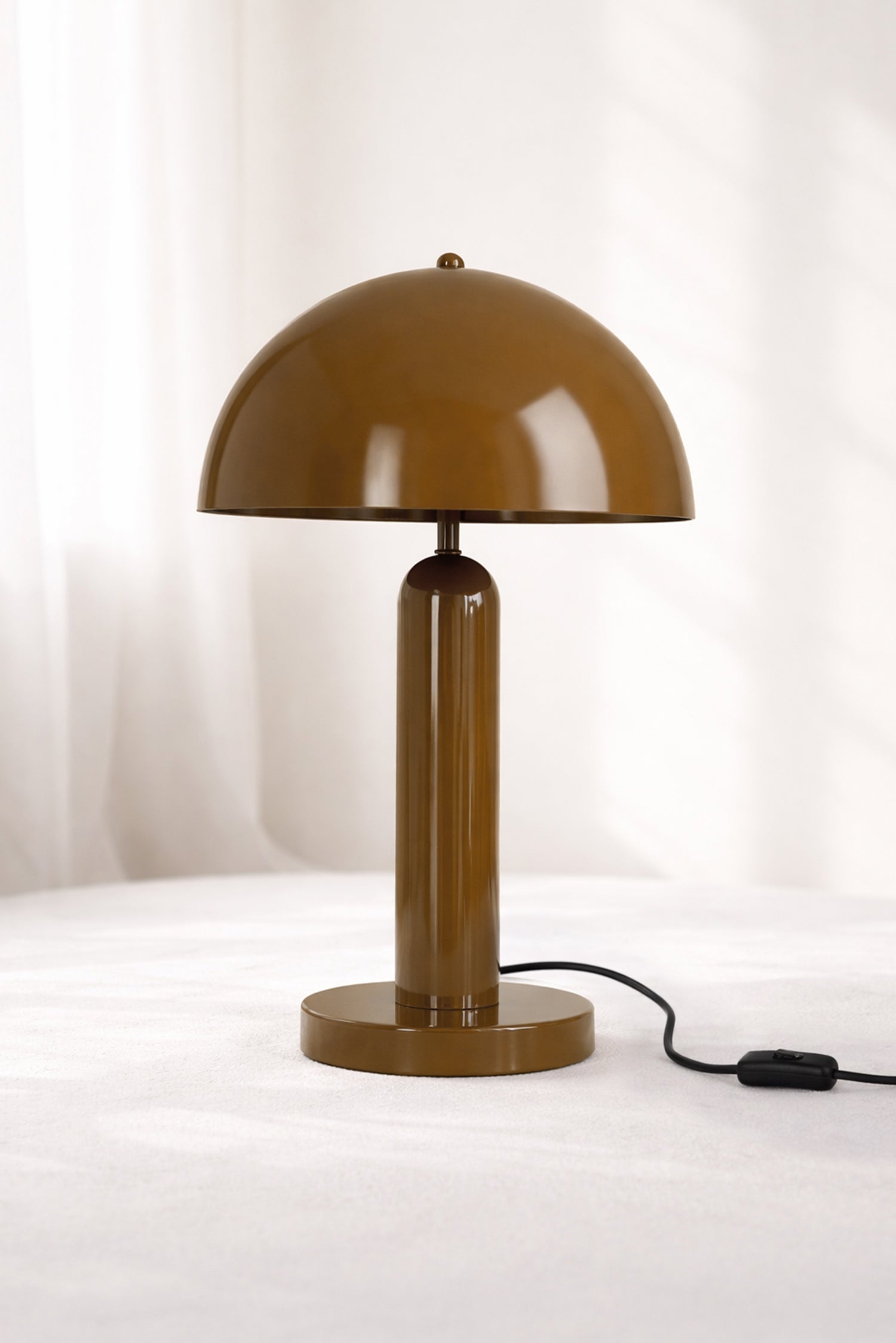 Kyra - Lampe À Poser - Métal - Moka