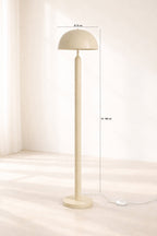 Kyra - Lampadaire - Métal - Crème