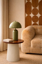 Chloe - Lampe À Poser - Métal - Vert Kaki
