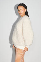 Le Maxi Pull Félix Blanc