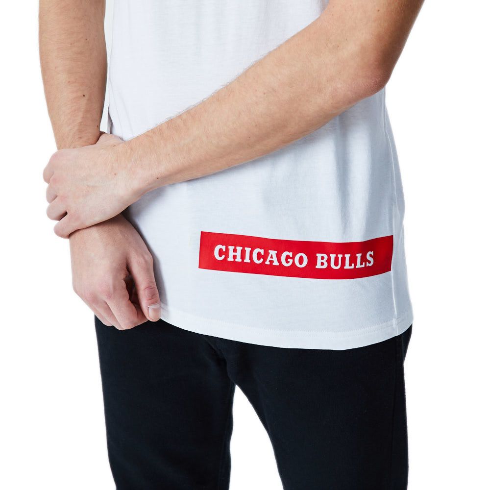 Tee-Shirt New Era Chicago Bulls Block Wordmark
