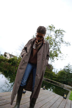 Paul Trench Coat Khaki/Leopard