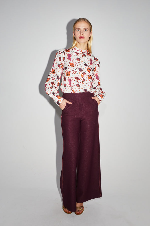 The Darline Léo Star White Blouse