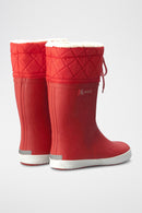 Bottes Fourrées - Rouge Et Blanc - Bébé