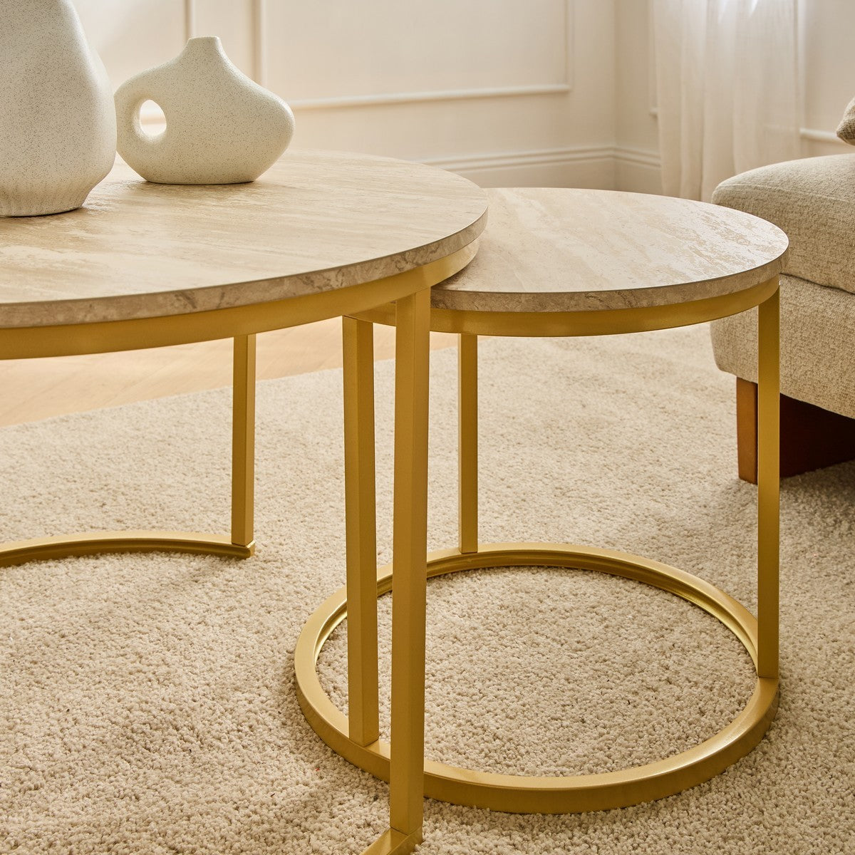 Lenny - Set of 2 Nesting Coffee Tables