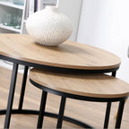 Lenny - Lot De 2 Tables Basses Gigognes