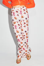 Le Pantalon Tracy Léo Star White