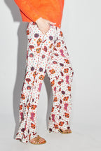 Le Pantalon Tracy Léo Star White