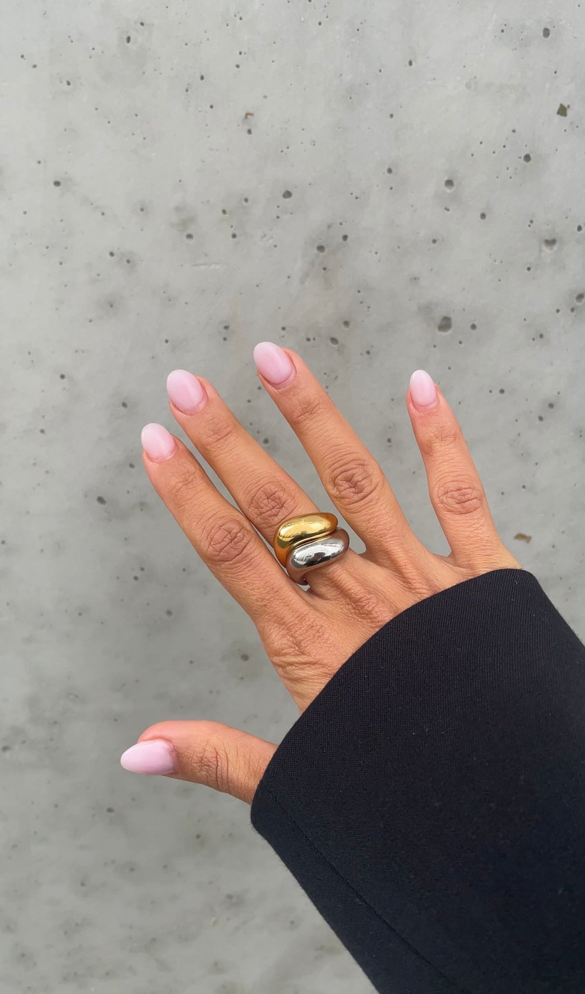 Bague Duo Wave