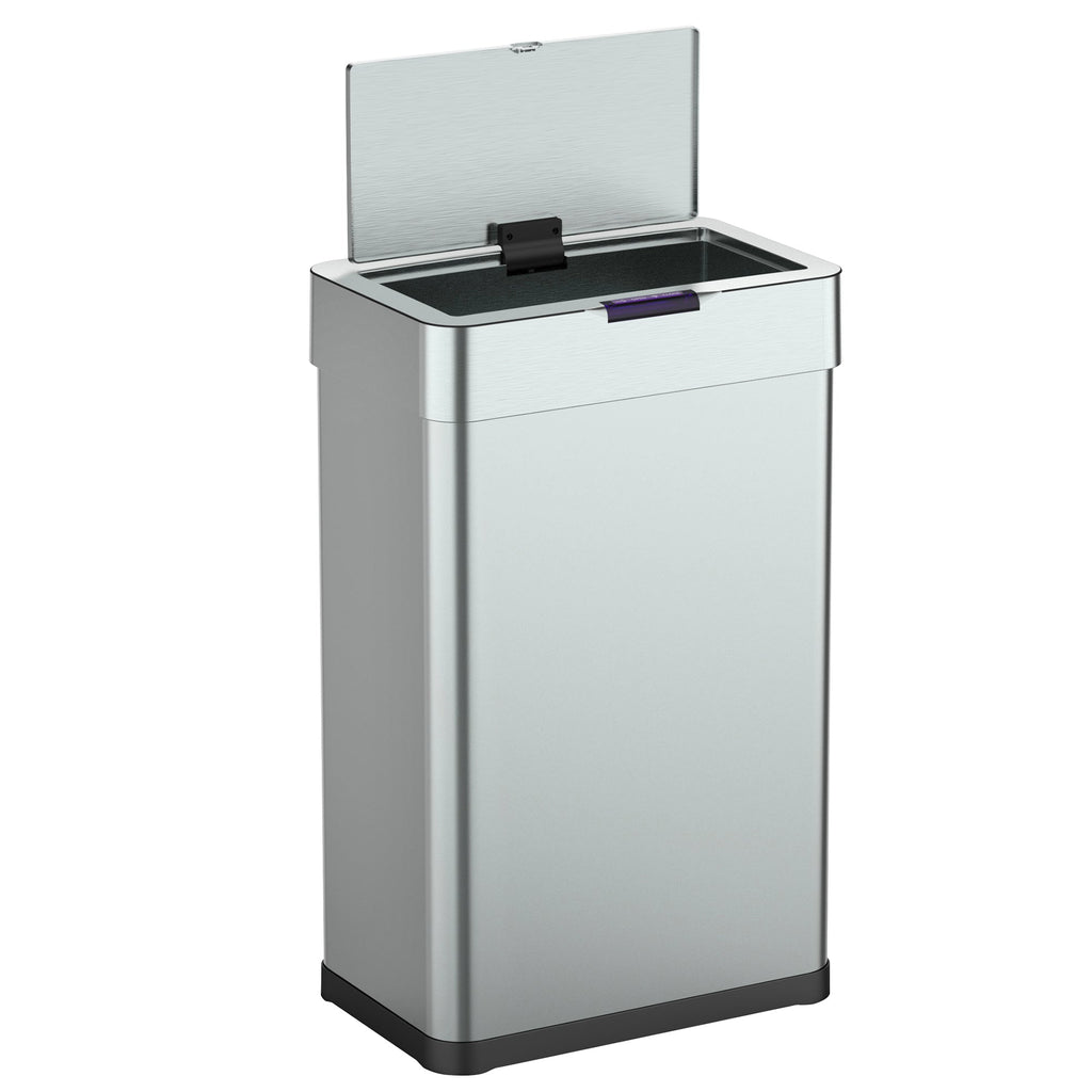 Poubelle Automatique Inox Daytona - 70L - Argent