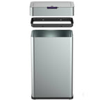 Poubelle Automatique Inox Daytona - 70L - Argent