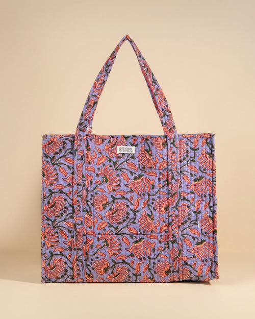 Sac Cabas Deepa - Mauve Pastel