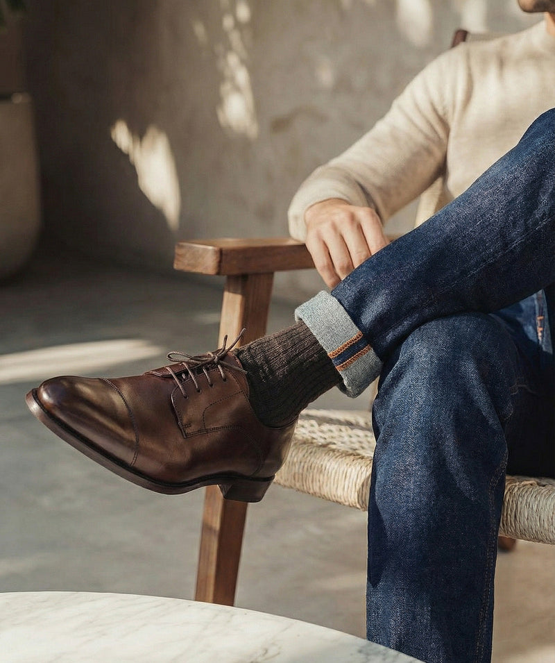 Derbies Elvis - Marron