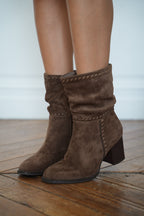 Bottines À Talons - Alizée Chocolat