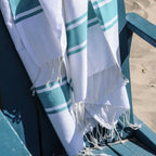 Fouta de algodón blanca St Tropez - Blanco