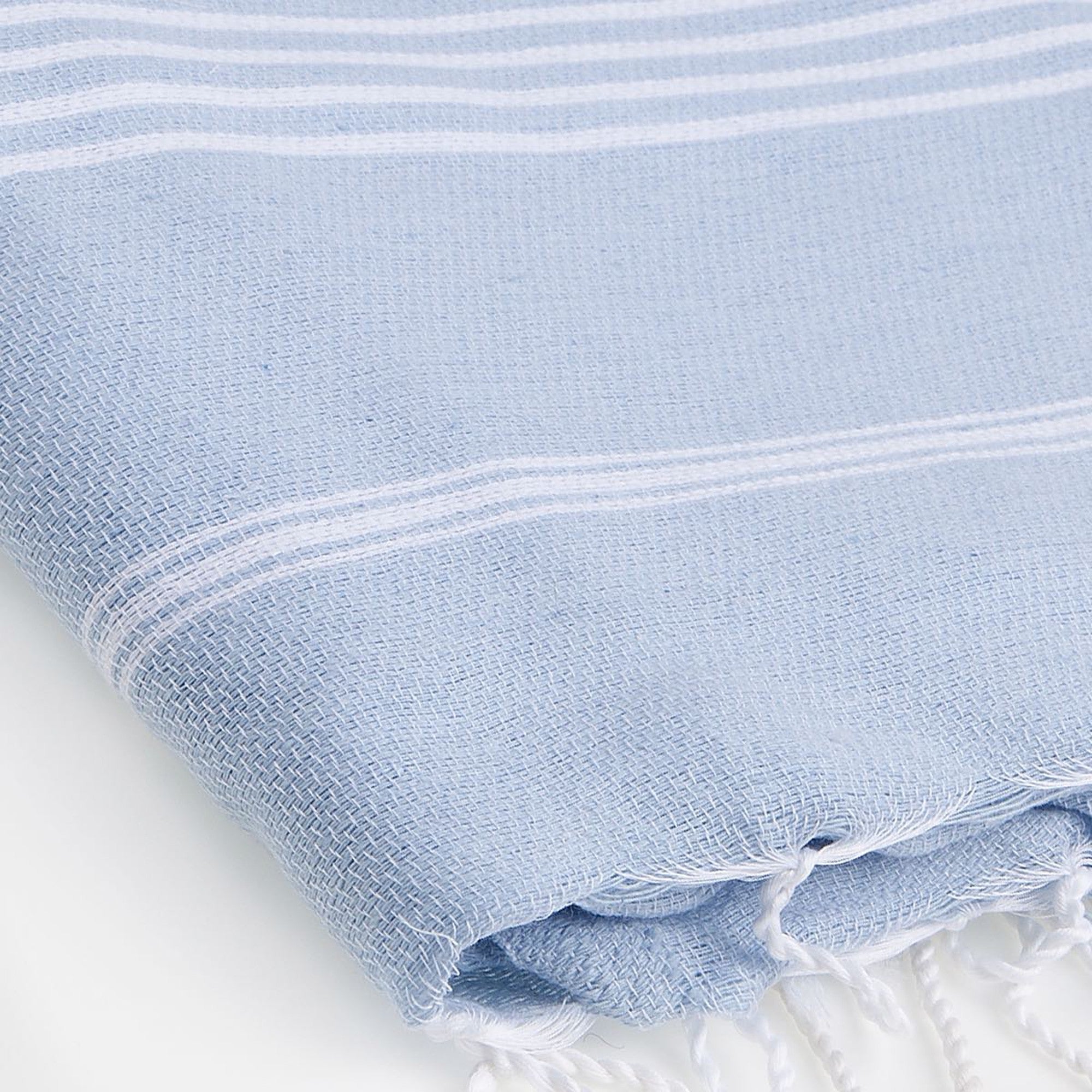 Fouta - Algodón - Azul Pálido - Mykonos