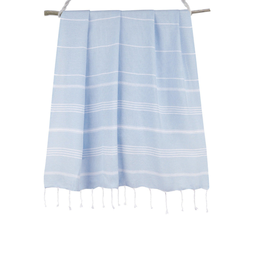 Fouta - Algodón - Azul Pálido - Mykonos