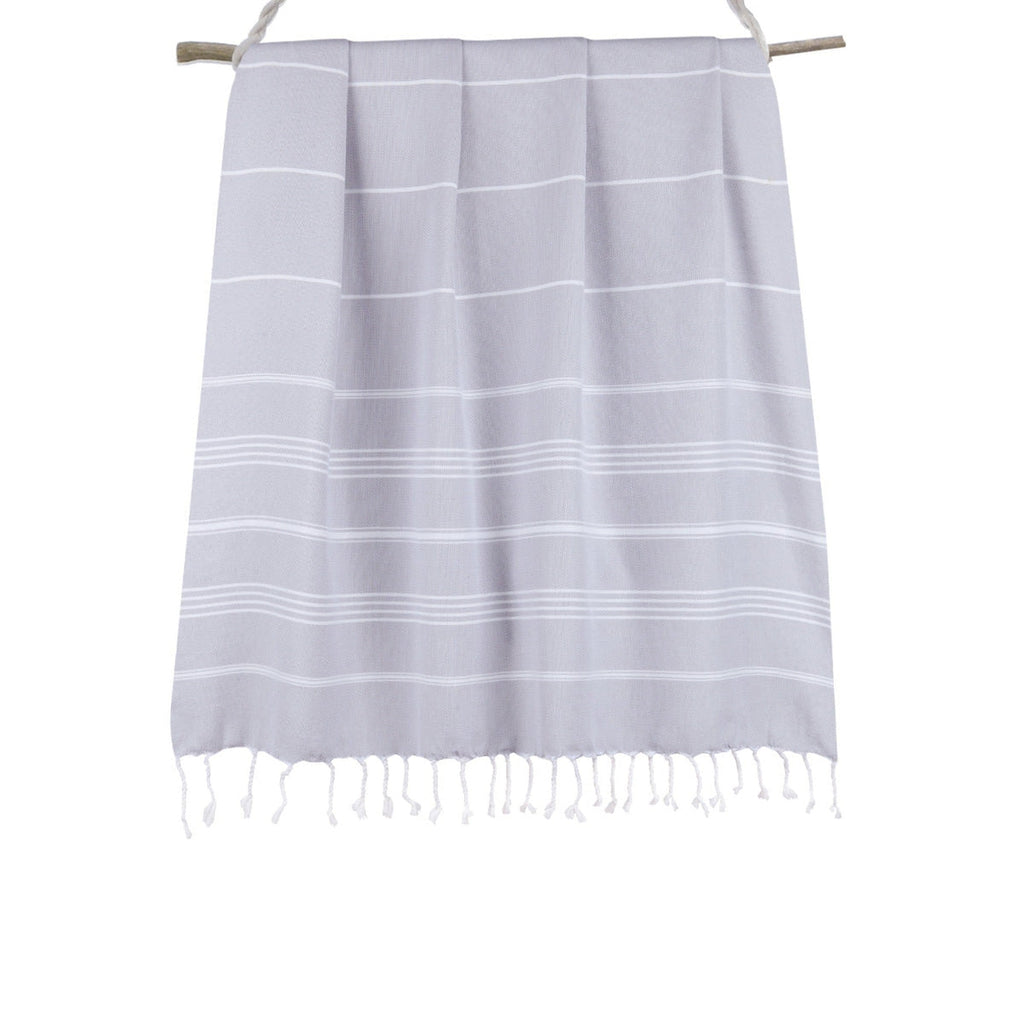 Fouta - Algodón - Gris Perla - Mykonos