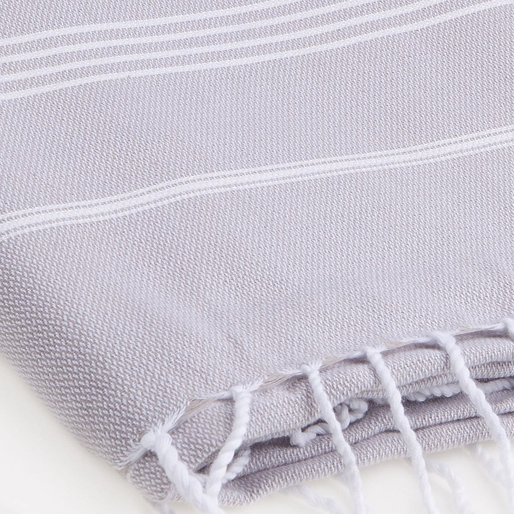 Fouta - Algodón - Gris Perla - Mykonos