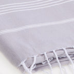 Fouta - Algodón - Gris Perla - Mykonos