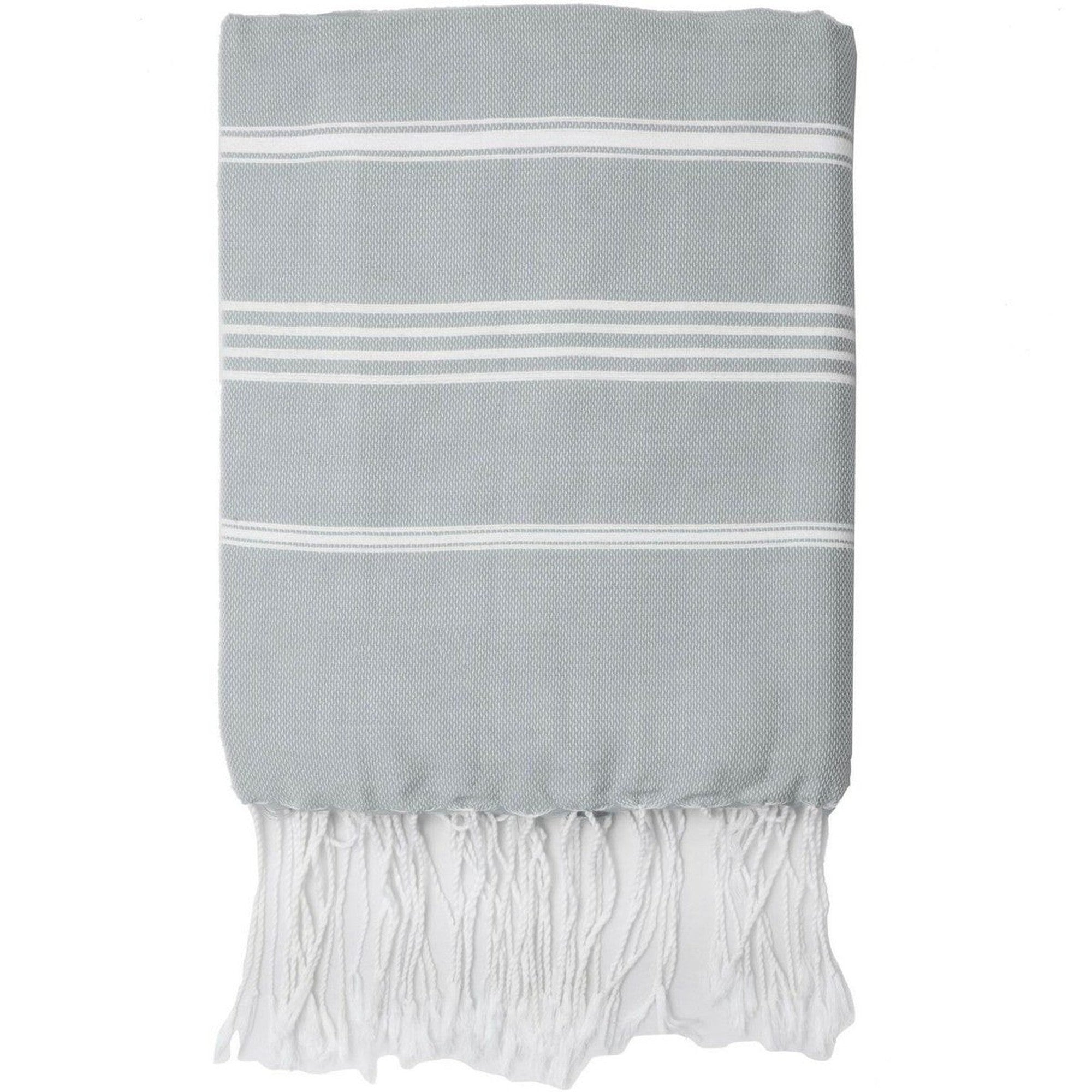 Fouta - Algodón - Gris Perla - Mykonos