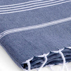 Fouta - Algodón - Azul Denim - Mykonos