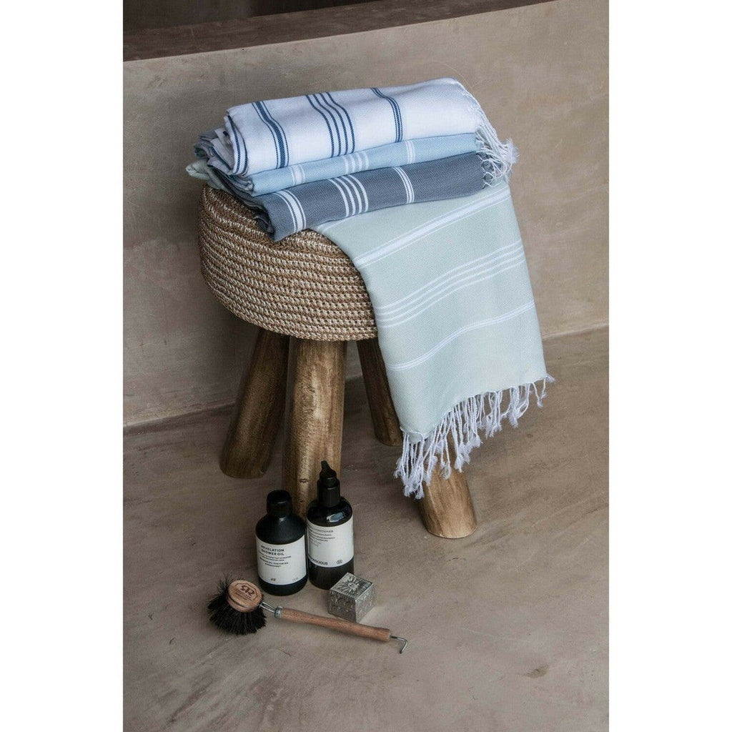 Fouta - Algodón - Azul Denim - Mykonos