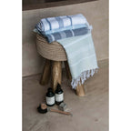 Fouta - Algodón - Azul Denim - Mykonos