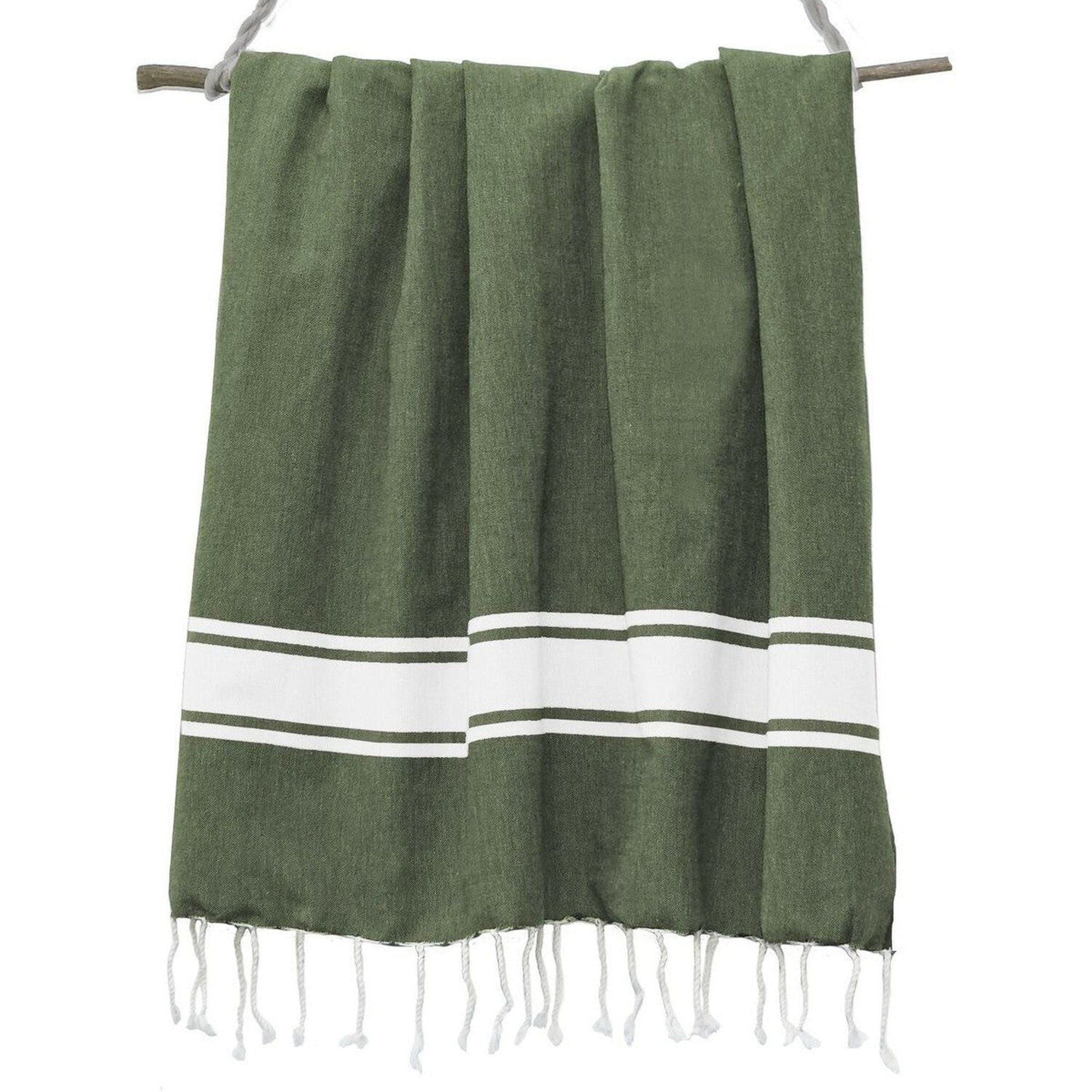 Fouta - Algodón - Verde Caqui - St Tropez