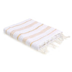 Fouta - Algodón - Blanco / Dorado - Mykonos