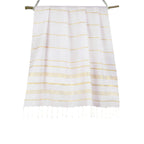 Fouta - Algodón - Blanco / Dorado - Mykonos